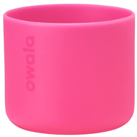 Owala Botte en silicone pour bouteille d'eau, housse de protection antidérapante pour bouteille d'eau, protège les bouteilles d'eau FreeSip ou Flip en acier inoxydable, 710 ml, rose vif