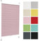 Plissee ohne Bohren 50 cm x 50 cm - Rosa - Plissee klemmfix, Rollos für Fenster ohne Bohren, Jalousien Fenster für innen, Raffrollo, Fenster plissee
