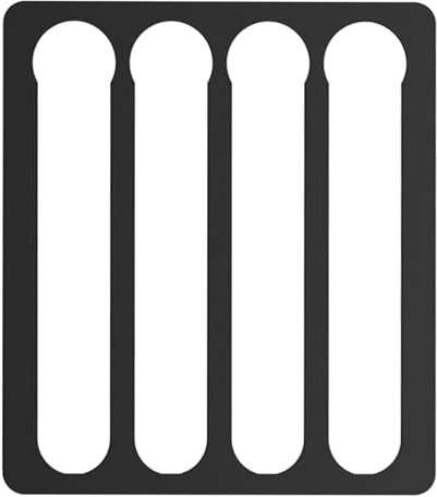 Lerpwige Modern Coffee Pod Rack for Nespresso Vertuo, Suitable for vertical or horizontal mounting under a cambinet or wall adhesive coffee holder