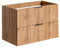 Vente-unique-Mueble de baño Flotante bajo Lavabo - Natural Claro - 80 cm de Ancho - ZEVARA