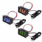 Thermomètre numérique LED 5V 12V 0.56 , incubateur intérieur et extérieur for voiture, capteur de température for Aquarium, moniteur de Station météo (Color : Red)