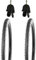 Kenda 2 Stück 26 Zoll Reifen 26x1.95 Zoll 50-559 mit Weisswand, mit Schläucheauswahl (Schläuche mit Dunlopventilen)