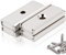 Neodym Magnete Extra Stark Groß,30x13.5x5mm Rechteckige Magnete Starke mit Loch Neodym Magnete Extra Stark Magnete mit Öffnung für Schraube zum Anschrauben Türmagnet Küchen, Badezimmer, Büro
