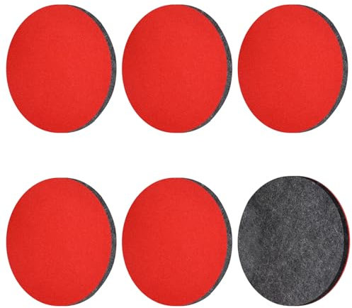 6 PCS Polierscheibe 125mm für Exzenterschleifer,Waschbar&Wiederverwendbar,Polierpads 125mm für Auto,Motorrad,Boot&Mehr,Polieraufsatz Exzenterschleifer Effizient Entfernt Kratzer&Verunreinigungen