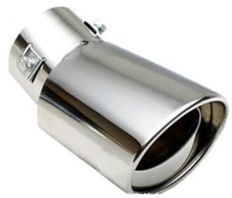 LTQSIV Auto Auspuff Endrohr Für Mercedes Für Benz W211 W203 W204 W210 W124 AMG W202 Autozubehör Auspuffschalldämpfer Endrohr Auspuffblenden(Dark Grey)