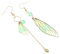 BESPORTBLE Schmetterlings Ohrringe Lange Baumeln Cicada Wing Ohr Anhänger Für Damen Elegante Braut Ohrschmuck Klassischem Und Perfekte Ohrringe Für Besondere