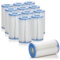 com-four® 12x Filterkartusche Typ A - Filter universell passend für Swimming-Pool-Pumpen - Ersatz-Kartusche für 603, 604/G, 637R, 638R/G, 635T, 636T/G (Typ A - 12 Stück)