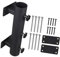 Milageto Support de parasol de terrasse à fixer sur une balustrade en métal pour poteau de 1,3 à 1,8 pouces, support de parasol d'extérieur pour balcon