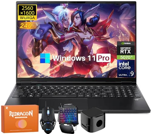 Acer Predator Helios Neo 16S 2025 Gaming Laptop, NVIDIA GeForce RTX 5070Ti, Intel Core Ultra 9 275HX, 16 2.5K 240Hz OLED 500-Nits Display, 32 GB DDR5 RAM, 2 TB SSD, RGB KB, Win 11 Pro, W/Accessories