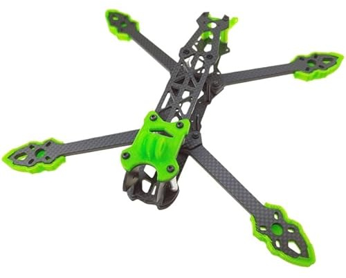 NPUOZHT Für Mark4 7 Zoll 295 mm mit 5-Arm-Quadrocopter-Rahmen aus Kohlefaser für FPV-Drohne