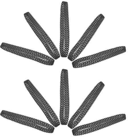 Cabilock 10 Pièces Chenilles Remplacement Facile Flexibles Noires en Caoutchouc Bords sans Bavure et Traction Optimisée pour Chars Rc et Robots pour Assemblage DIY