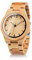 Bobo Bird Men's Eco-Friendly Bamboo Wooden Quartz Watch with Full Wood Links