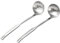 Buyer Star Lot de 2 louches à soupe, passoires métalliques pour glaçage, ustensiles de cuisine à long manche en acier inoxydable 18/10