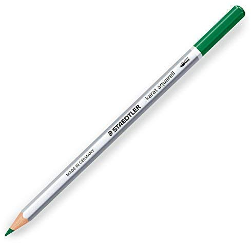 Staedtler KARAT AQUARELL Pencil - Professioneller Aquarellstift - Einzelstift - Grün - 5