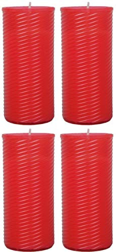 HS Candle Ersatzkerze (N3) Nachfüller 4er Pack in Rot