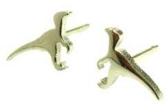 Edelstahl Ohrstecker Dinosaurier Saurier Stecker silbern Ohrringe