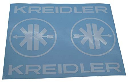 Kreidler MF Mofa Tank Verkleidung Aufkleber Schriftzug mit Logo, Ersatzteil Sticker oder als Tank Schriftzug Dekor. Zum Oldtimer Restaurieren von Lack und Verkleidung. Alternativ zum Motorrad Emblem