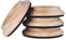 Upright Piano Caster Cups,Premium Qualität Hartholz Piano Caster Pads Möbel Bein Pad Set von 4, mit Anti-Rutsch-Feuchtigkeit-Beweis & Anti-Noise-Filz-Pads für Hartholz Bodenschoner (Naturholz)