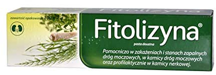 Fitolizyna 100 g - Pasta de hierbas para preparar suspensión oral - Alivio diurético y antiinflamatorio para problemas renales y urinarios