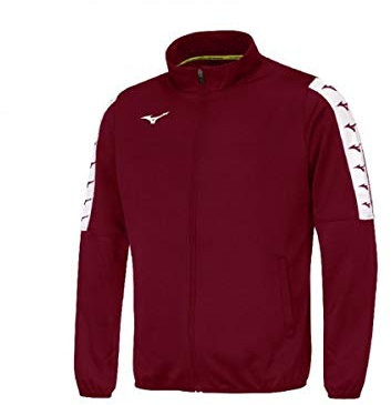Mizuno Herren Nara Interlock Track Jacket M Jacke, Weinrot, L EU