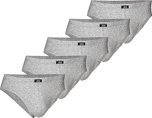 jbs Mini Slips für Herren, Unterhosen für Männer im Set aus ökologischer Baumwolle, Slip im 5er-Pack, Mehrfarbig, S-3XL