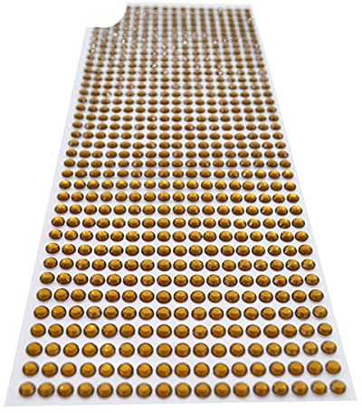 Selbstklebende Strasssteine, Acrylaufkleber, 3 mm, 4 mm, 5 mm, 6 mm, für Bastelarbeiten, Scrapbooking, PC/MobileDecor Sparkle Gems Craft-R05 Dark Coffee, 3 mm