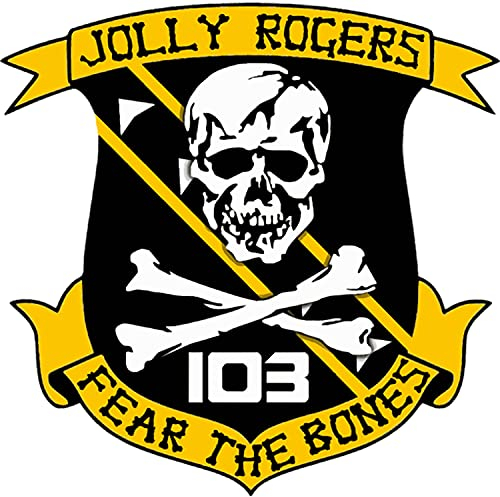 20cm! Hochwertiger Kühlschrank-Auto-Aufkleber-Sticker Decal UV&Waschanlagenfest Jolly Rogers Fear The Bone 103 Pirat Fahne B140 Kinder-Zimmer-Schrank-Deko