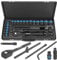 TECPO 1/2 Zoll Kraft-Steckschlüssel-Satz – Vielseitiges Ratschenkasten Nuss-Set 10-32 mm, ideal für Hand- und Schlagschrauberbetrieb, mit Umschaltknarre und umfangreichem Zubehör