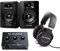 M-Audio M-Track Solo, BX3 & HDH40 — Audio-Schnittstelle, 3.5 Studio-Monitore Lautsprecher und Over-Ear Studiokopfhörer