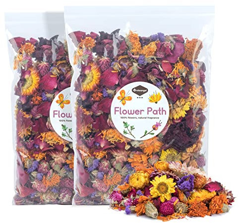 Niteangel® Natural & Soft Hamster Bedding Mate Small Animal Habitat Decor for Syrian Dwarf Hamsters Gerbils Mice Degus Bunny or Other Small-Sized Pet (Flowers Scent Path)