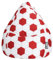 Sitting Point Sitzsack Fußball FANKURVE XL in rot-weiß, ca. 220L