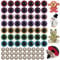 70 Pieces Large Safety Eyes, SourceTon Animal Glitter Plastic Eyes for DIY of Puppet, Bear, Crafts Doll Making Supplies (7 Color, Each 10)
