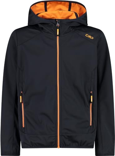 CMP, Softshell jacket with fixed hood,Anthrazit Flamme,176
