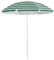 Harbour Housewares Strandsonnenschirm aus Metall - 1,8 M - Grüner Streifen