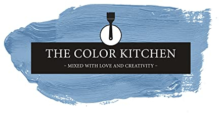 Livingwalls THE COLOR KITCHEN kräftige Wandfarbe - Malerfarbe für farbenfrohe Räume - matte Innenfarbe in Blau - 2,5l Deckfarbe in TCK3004