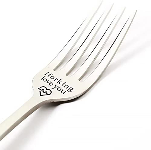 Gifts for Dad from Daughter Son Wife Dinner Fork I love you Father‘s Day Gifts for Dad Grandpa man