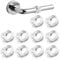 Fermaporte per maniglie in PVC fermaporta maniglia ferma finestra,10 pezzi porte interne ferma anello silicone ferma porta gommini paracolpi Protezione per porte da interno
