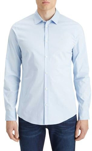 Scotch & Soda Herren Poplin Shirt Hemd (1er Pack)