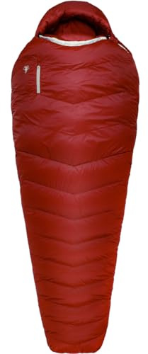 Grüezi Bag Biopod Down Hybrid Ice Alpine Schlafsack, Cherry, 190cm