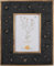 Clayre & Eef Bilderrahmen 10x15 cm Schwarz Goldfarbig Kunststoff Glas Rechteck Fotorahmen