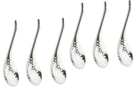 TOPBATHY 2juegos Cucharas Inoxidable Para Esferificación y De Utensilios De Cocina Para Restaurantes y Material Para Alimentos Diseño Pulido