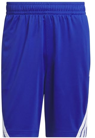 adidas Men's Legends 3-Stripes Basketball Shorts, Team royal Blue/White, M 7 inch