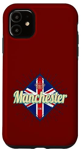 iPhone 11 Manchester City UK Retro United Kingdom Vintage England Case