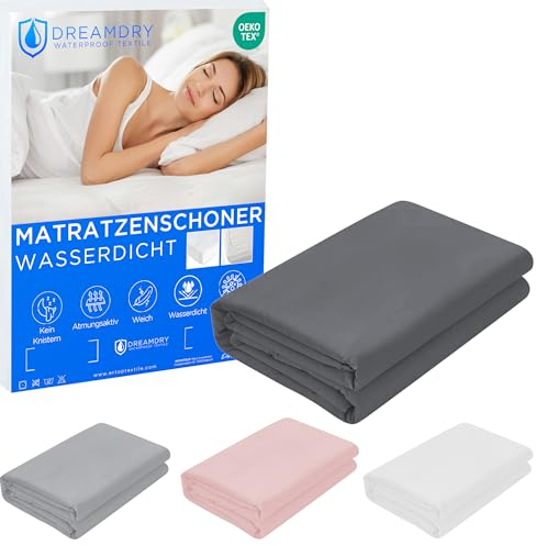 Dreamdry Matratzenschoner 90 x 200 - Inkontinenzunterlage waschbar, Matratzenauflage, Matratzenschoner wasserdicht, Matratzenschoner 90x200cm