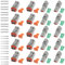 Editbar Lot de 10 fiches de voiture DT DT06-2S/DT04-2P - Connecteur rapide 2 broches - Connecteur électrique étanche IP67 pour voiture, moto, camion, véhicule électrique