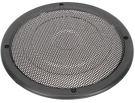 Angoily Cache pour Haut-Parleur De Voiture 8 Pouces - Grille en Maille avec Trous De Fixation Faciles - Accessoires Audio pour Voiture