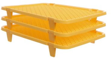 Wintem Essiccatore Alimentare in Plastica 3 Telai Impilabili 37x26x14cm - Uso Sicuro in Forno - Temperatura Max 70 °C - Piedini Pieghevoli - Ideale per Essiccare Frutta, Verdura, Carne e Pasta Fresca