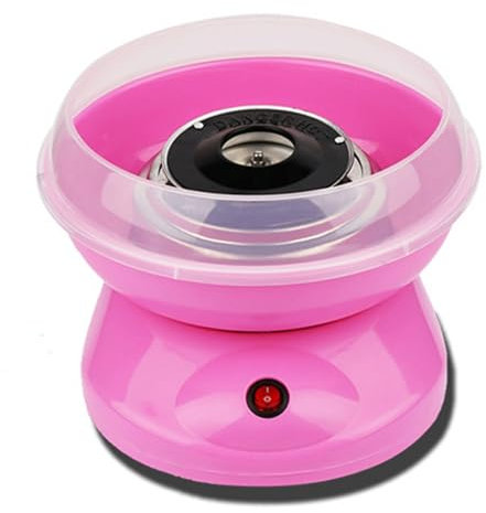 Mini Candy Floss Maker, Automatic Cute Candy Floss Machine, Cotton Candy Machine, Kids Gift Christmas Birthday Wedding Party (Pink)