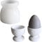ALEFBET Silikonform Eierbecher, Silikonformen Gießformen Ostern, Silikon Gießform Ostern, Gipsformen zum Gießen, Epoxidharz Formen Ostern（Eierbecher）