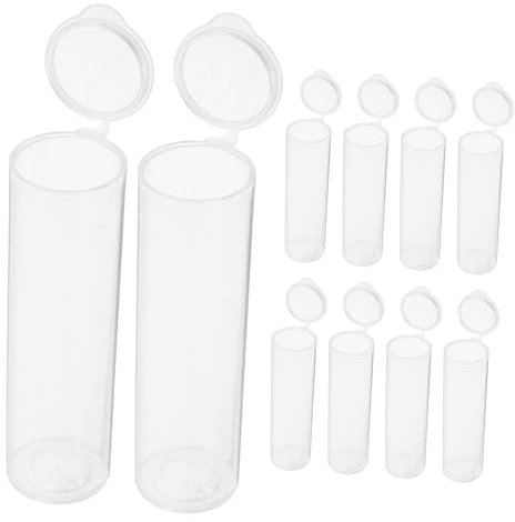 HEALEEP 10pcs Refillable Wipes Container Portable Plastic Wipes Dispenser for Travel Daily Use Towel Packaging Barrels Versatile Storage for Wipes Items